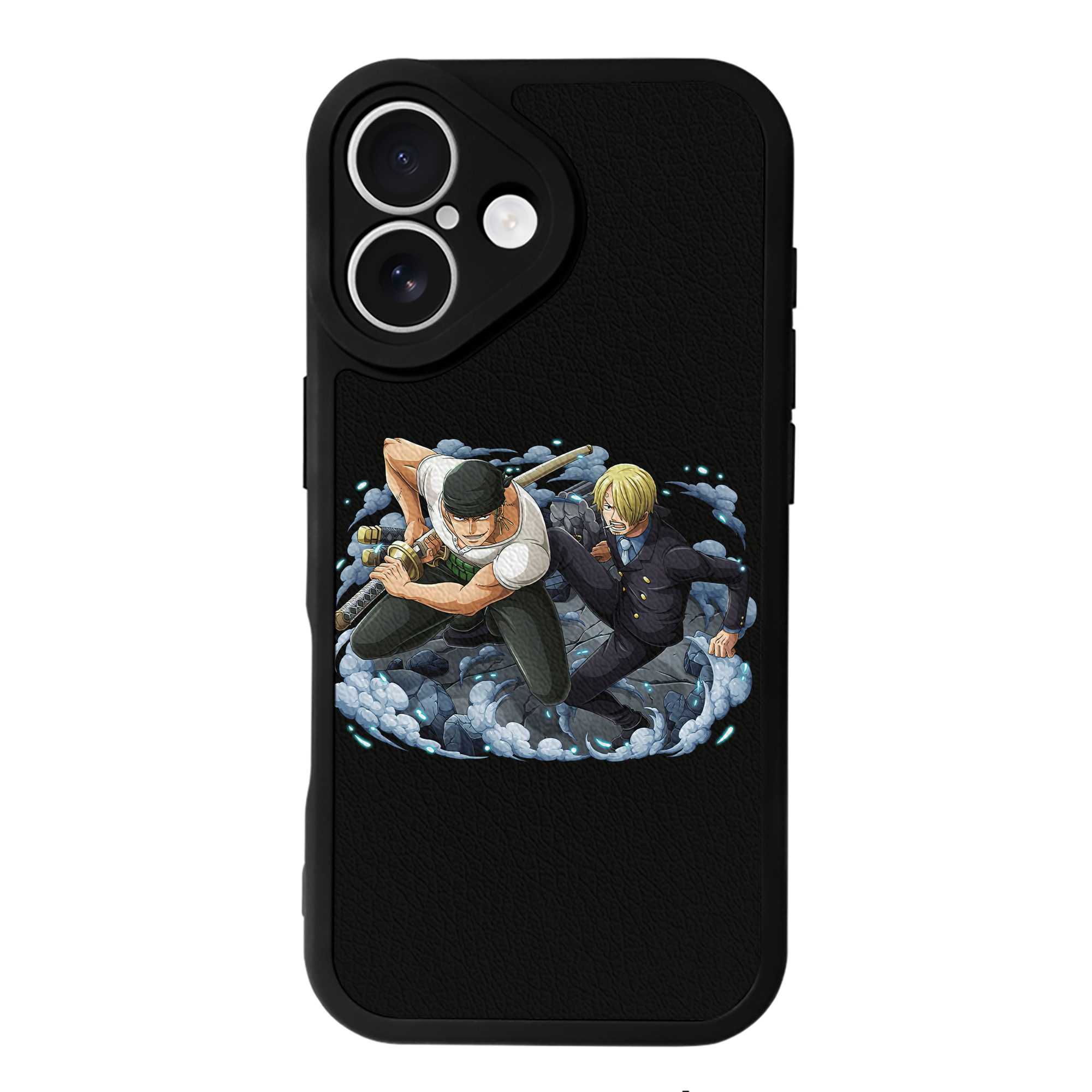 （画像用） ワンピース ロロノア・ゾロ ONE PIECE Roronoa Zoro 【iPhone 16シリーズ対応】シリコンスマホケース（レザー調） 材質：シリコン